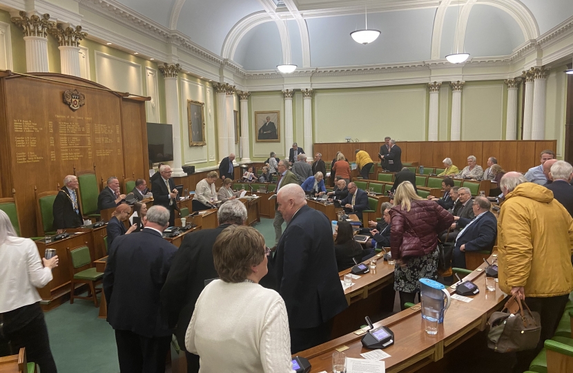 Council chamber County Hall Matlock