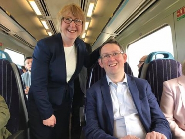 A bit of excitement this morning at Ilkeston Station, initiated and delivered by Conservatives in Derbyshire and Westminster