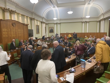 Council chamber County Hall Matlock